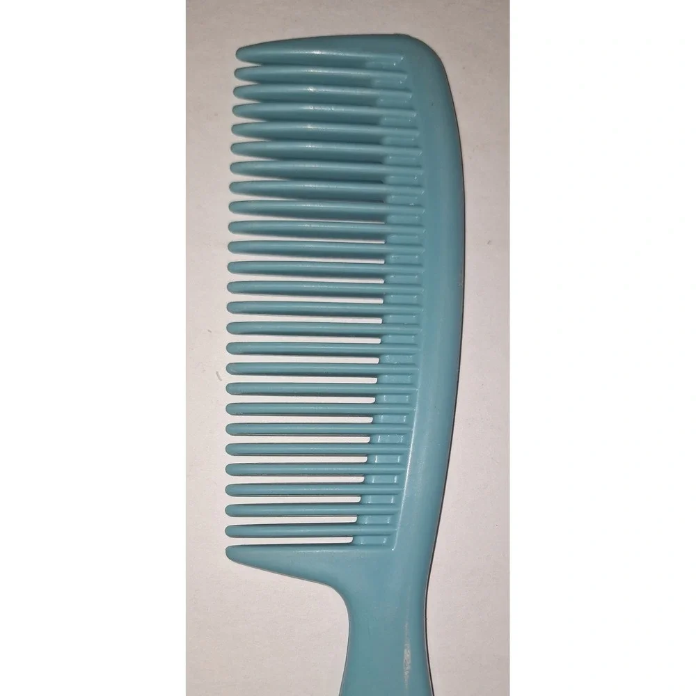 Vtg 70s Avon Seahorse Aqua Blue Detangling Comb